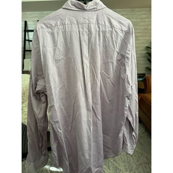 Polo Ralph Lauren Purple Classic Solid Button-Down Oxford Shirt Mens Size 16.5 - Picture 3 of 6